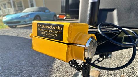 Fort knox trailer locks - On the cons, the hitch lock’s key design needs improvement for added security. But then, you might want to take a second look at it if you want a long lasting and quality product that will last a long time. 6. AMPLOCK U-BRP2516 RV Trailer Coupler Lock.